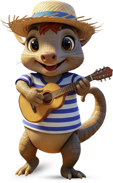 Zippy tocando Violão